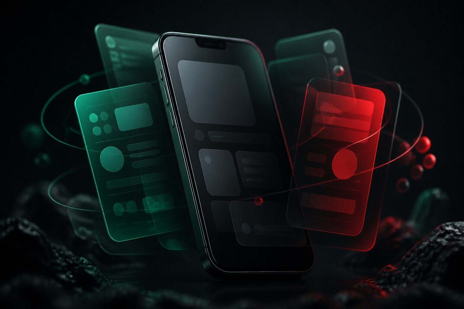 Abstract smartphone and app layers for mobile product delivery